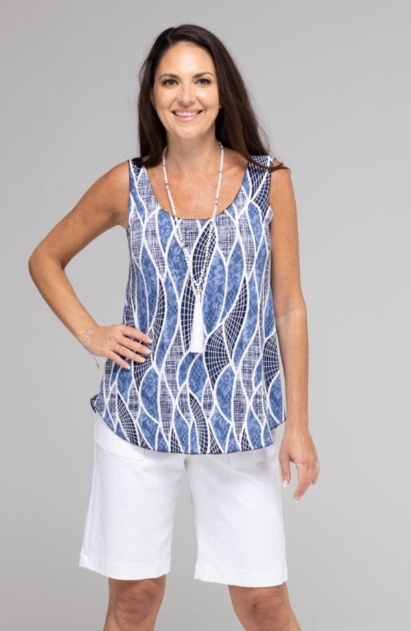 Crisp Stretch Rayon Nylon Shorts with Pockets
