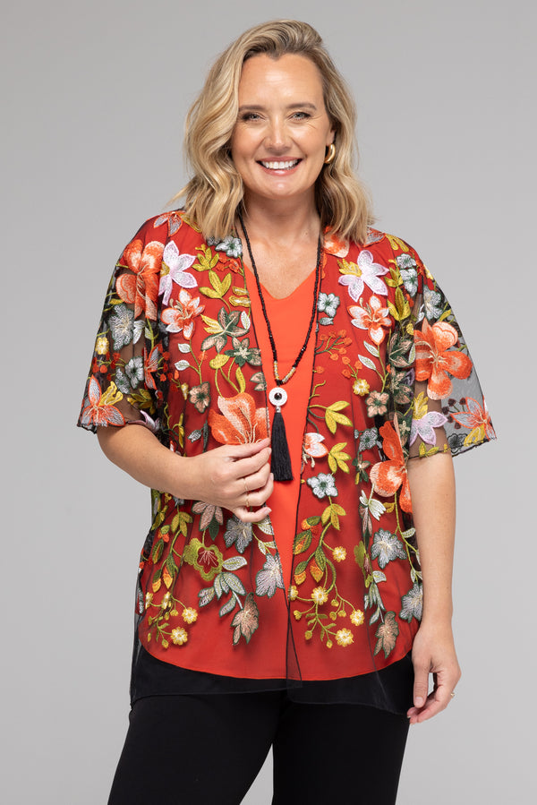 Net on sale kimono jacket