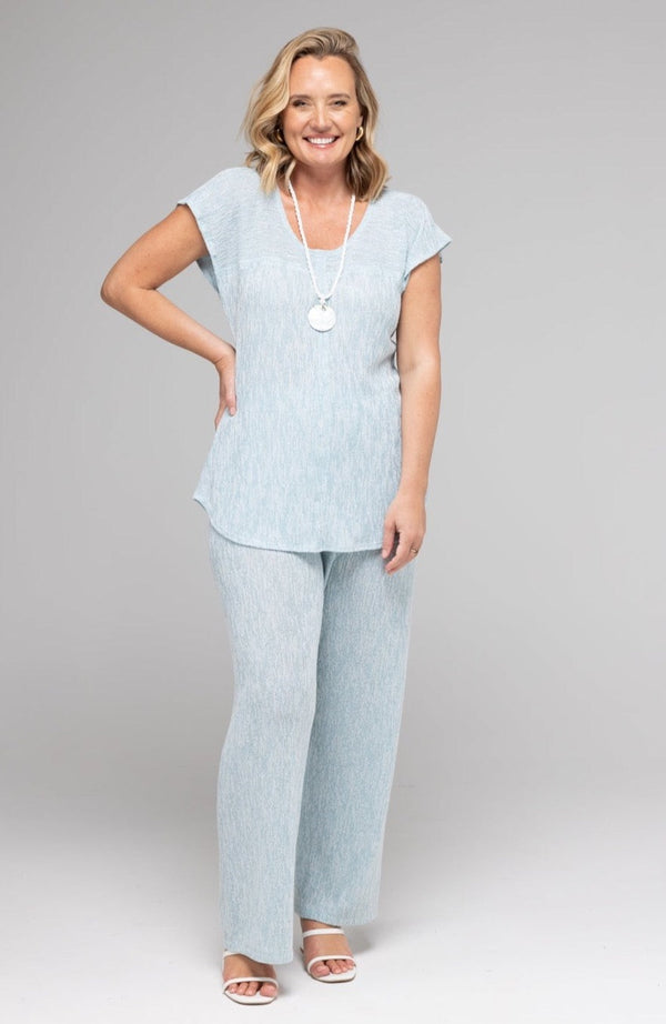 Ice Haven Poly/Rayon Knit Palazzo Pants