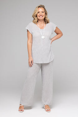 Silver Haven Poly/Rayon Knit Palazzo Pants