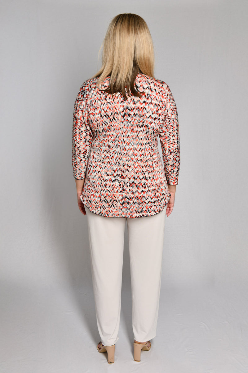 Almond Tapered Jersey Palazzo Pants