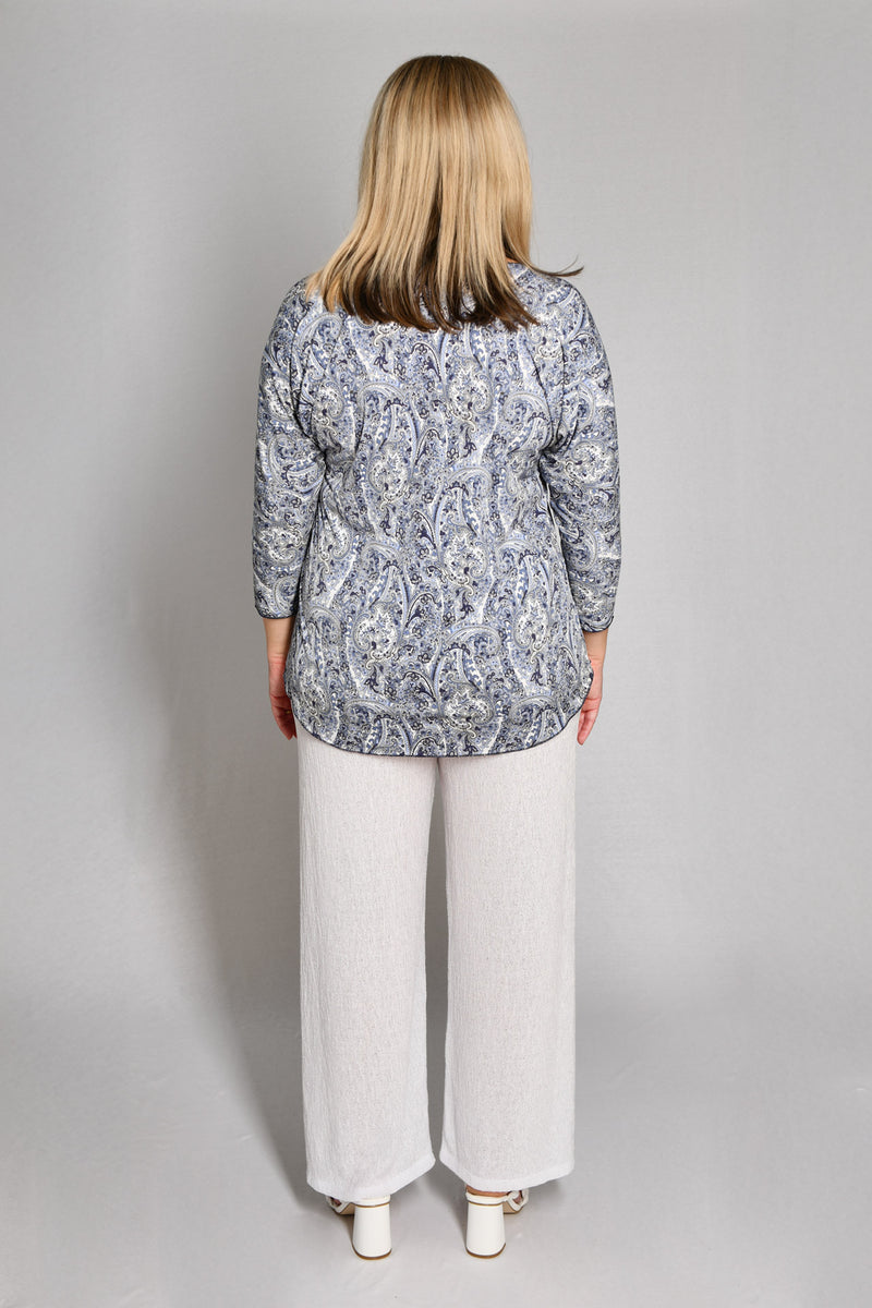 White Haven Poly/Rayon Knit Palazzo Pants