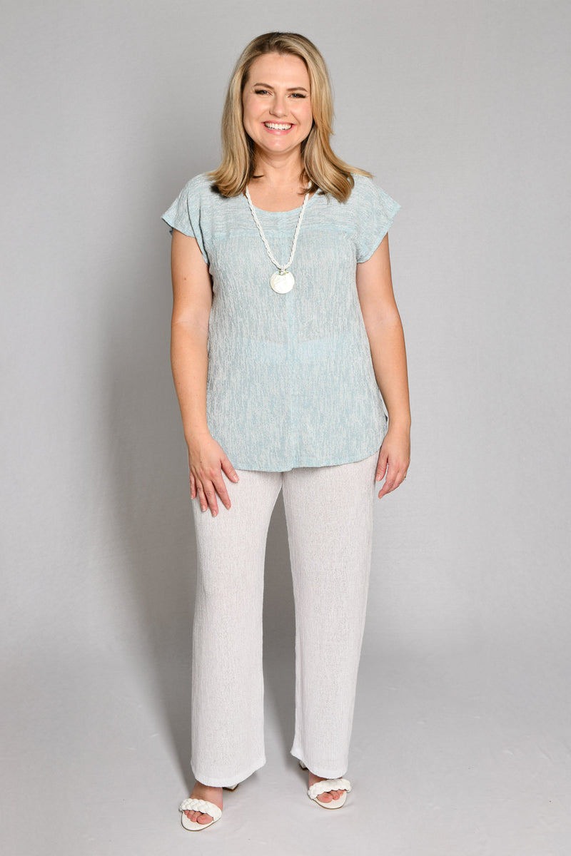 White Haven Poly/Rayon Knit Palazzo Pants