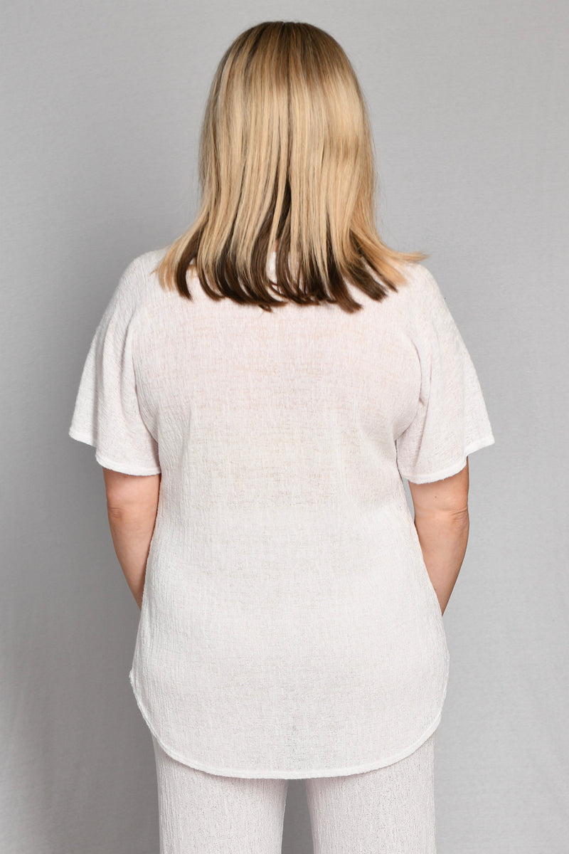 White Haven Poly/Rayon Knit Longer Sleeve Top