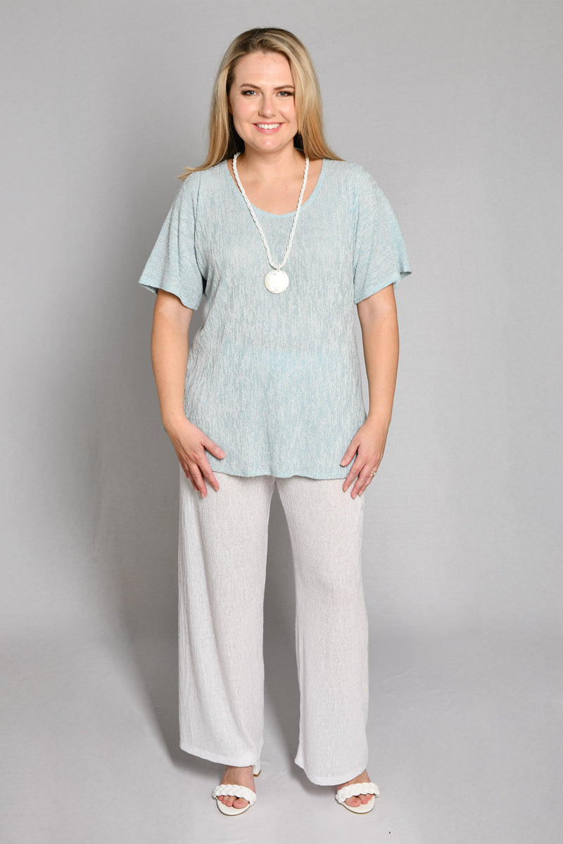 Ice Haven Poly/Rayon Knit Longer Sleeve Top