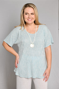 Ice Haven Poly/Rayon Knit Longer Sleeve Top