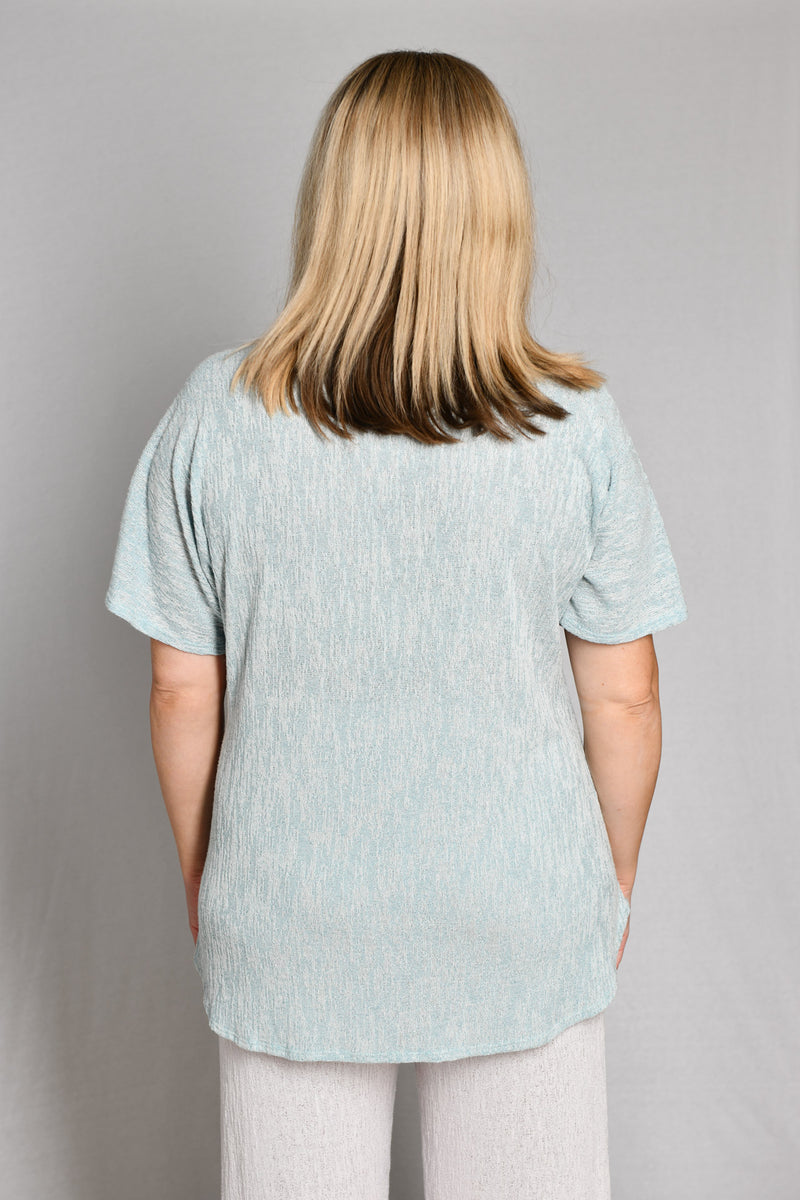Ice Haven Poly/Rayon Knit Longer Sleeve Top