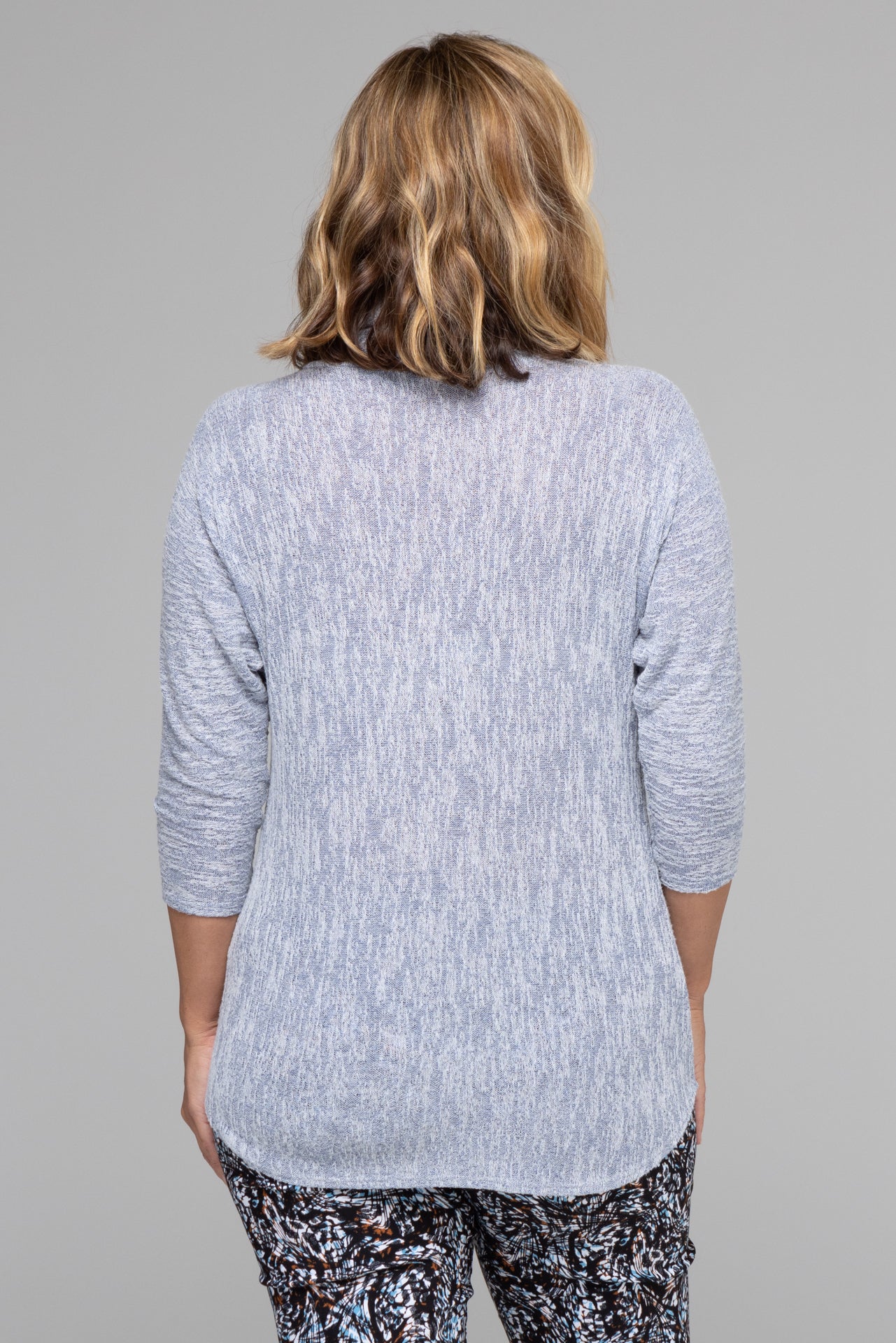 Sky Haven Cowl Neck Poly/Rayon Knit 3/4 Sleeve Top – I Love My Life