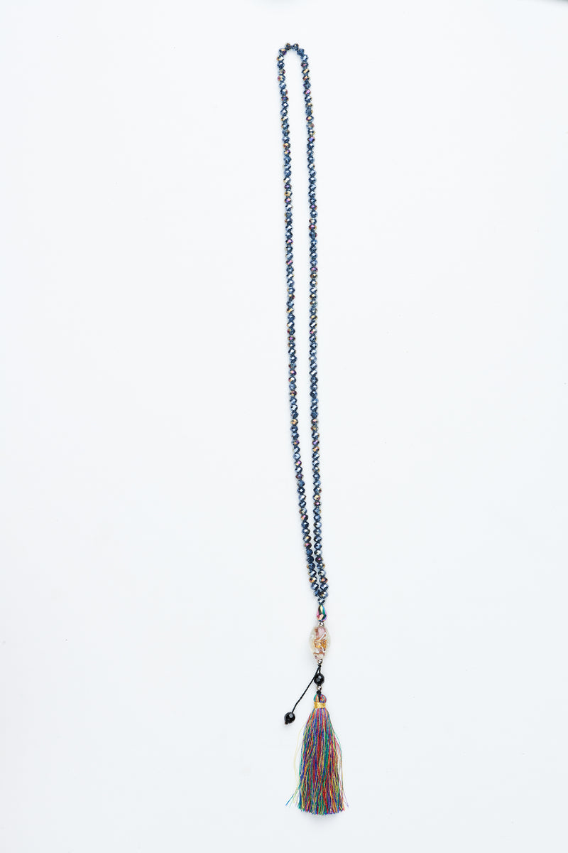 Multi-Coloured Tassel Necklace