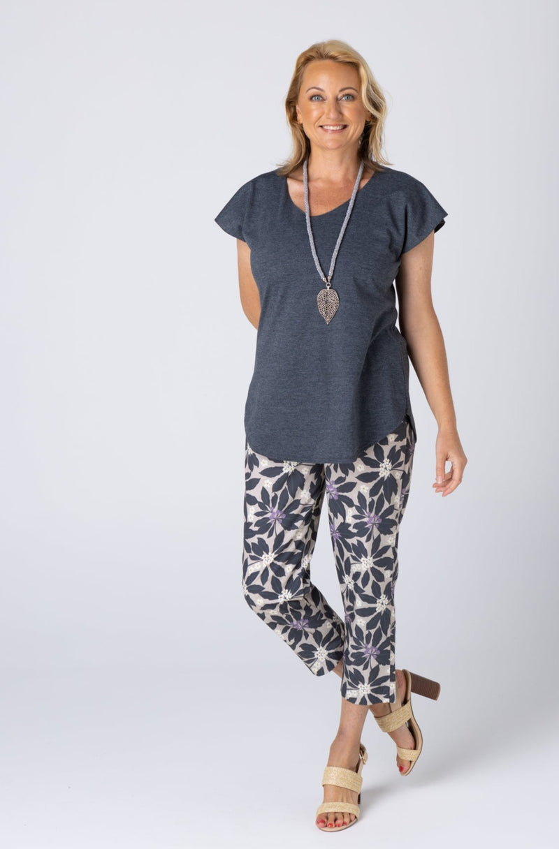 Woven best sale capri pants