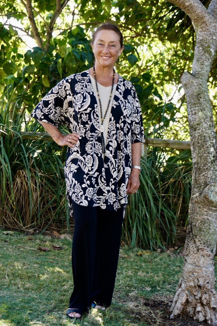 Paisley Floral Jersey Short Sleeve Kimono