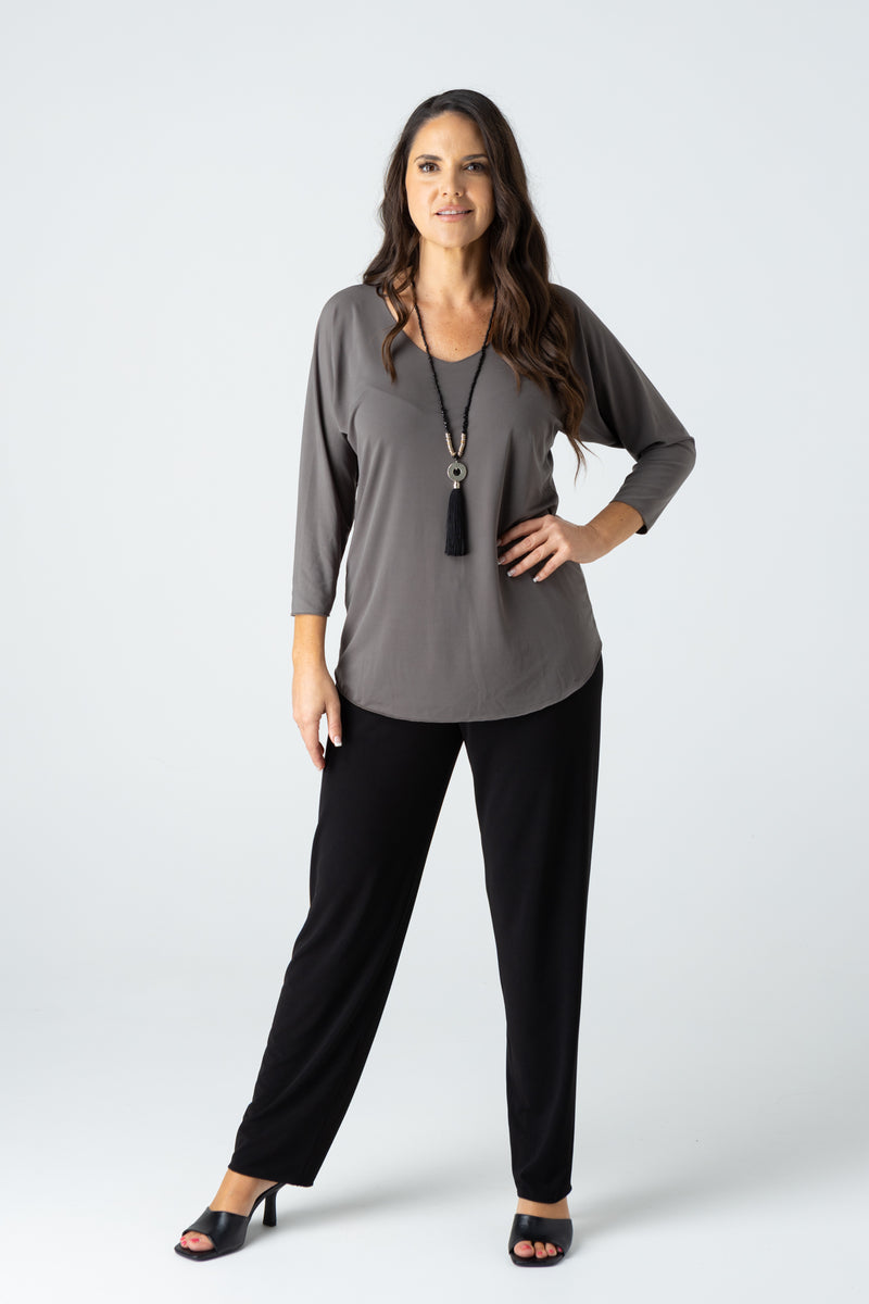 Moose Jersey 3/4 Sleeve Top